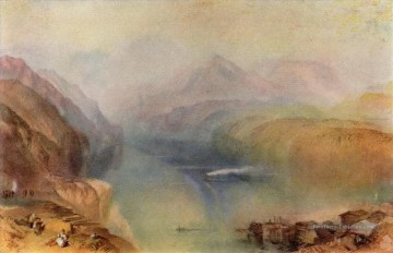 Lake Lucerne Turner Peinture à l'huile